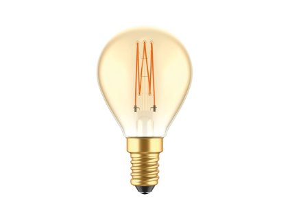 50474 led zlata zarovka c52 carbon mini g45 3 5w e14 stmivatelna 2700k