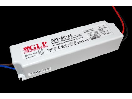 GPV, 60W LED zdroj GPV-60-24, 2,5A, 24V