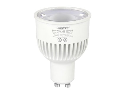 LED stmívatelná žárovka GU10, CCT, 6W, 2.4GHz, FUT107