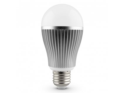 LED stmívatelná žárovka E27, jas+CCT, 9W, 2.4GHz, FUT019