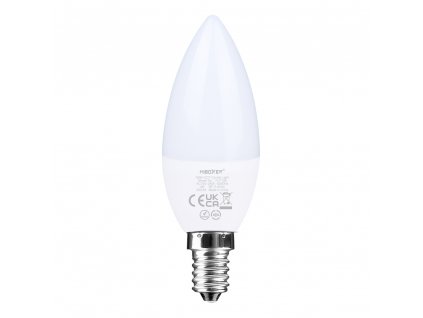 LED stmívatelná žárovka E14, RGB+CCT, 4W, 2.4GHz, FUT108