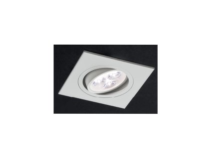 LED zapuštěné nastavitelné bodové Mt 116, š. 9,2cm (Barva Hliník)