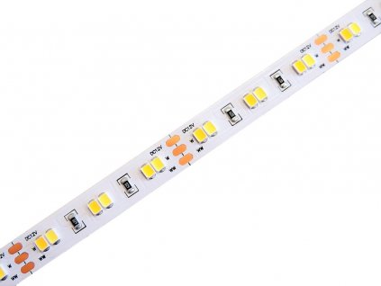 CCT LED pásek 24W/m, PROFI, 3000-6000K, 24V, IP20, 120LED/m, 2835