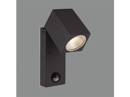 Venkovní nástěnné LED svítidlo CALA s pohybovým senzorem, v. 16 cm,  CRI90, IP54
