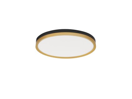 Stropní LED svítidlo CANTRIA černá a zlatá mosaz 37W 3000K