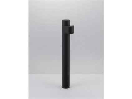 Venkovní sloupkové svítidlo ADURO černý hliník a akryl LED 7.6W 3000K, IP54