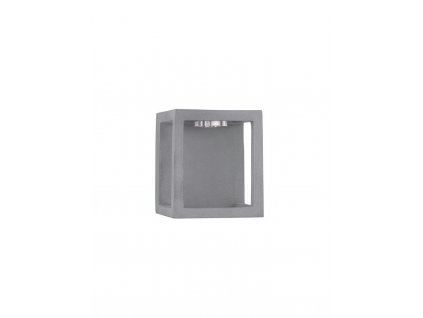 Venkovní nástěnné svítidlo BEV šedý beton skleněný difuzor LED 5W 3000K IP65