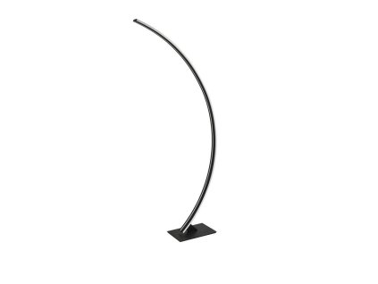 Stojací lampa BRETON černý hliník a akryl LED 40W 3000K stmívatelné