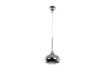 Závěsné svítidlo CIOTO kov chrom venku bílá chrom uvnitř E14 1x5W
