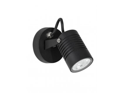 Venkovní nástěnné svítidlo FEND černý hliník a sklo LED 10W 3000K 24st. IP65