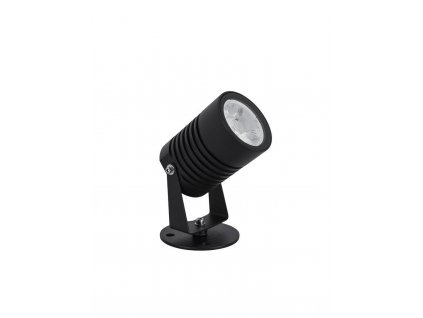 Venkovní nástěnné svítidlo FEND černý hliník a sklo LED 10W 3000K 24st. IP65