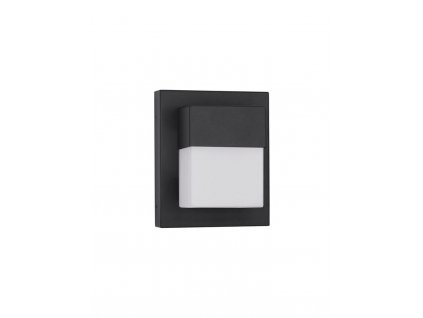 Venkovní nástěnné svítidlo LETO černý hliník akrylový difuzor LED 10W 3000K 120st. IP65