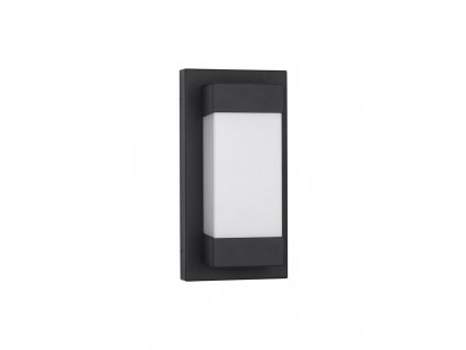 Venkovní nástěnné svítidlo LETO černý hliník akrylový difuzor LED 18W 3000K 120st. IP65