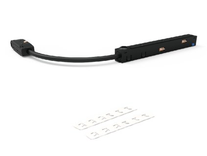 Vestavné propojení 48V přímé lišty R2 s obloukovou lištou