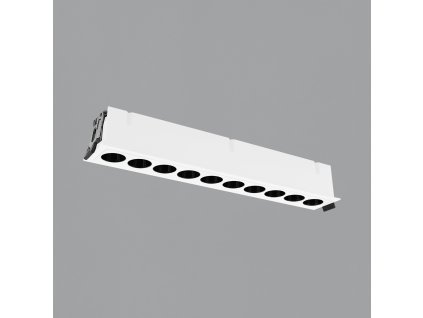 Zapuštěné LED bodové svítidlo INVISIBLE, š. 280 mm, 24W, CRI90 (Barva Černá, Stmívání, řízení TRIAC)