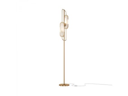 Luxusní stojací lampa MARMO, 40W, v. 161,5 cm, 2xG9
