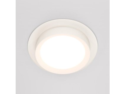 Moderní vestavné svítidlo HOOP, 15W, ⌀ 11 cm, 1xGX53 (Barva Bílá)