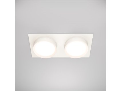 Moderní vestavné svítidlo HOOP, 15W, d. 22 cm, 2xGX53 (Barva Bílá)
