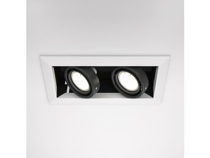Moderní vestavné svítidlo METAL MODERN, 50W, d. 24,5 cm, 2xGU10 (Barva Bílá)