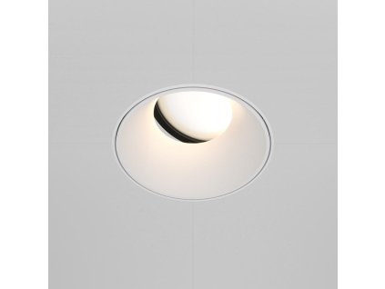 Moderní vestavné svítidlo SHARE, 10W, ⌀ 11,2 cm, 1xGU10 (Barva Bílá/zlatá)