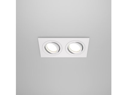 Moderní vestavné svítidlo ATOM, 10W, d. 17,5 cm, 2xGU10