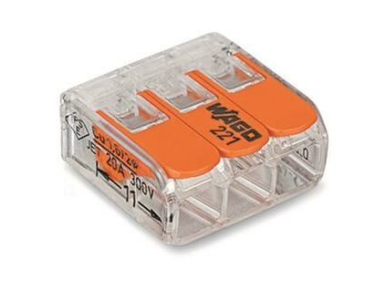 Svorka flexi 3x4, WAGO 221-413