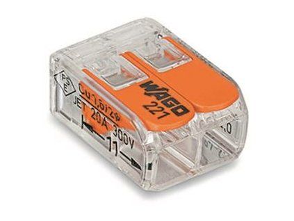 57391 1 svorka flexi 2x4 wago 221 412