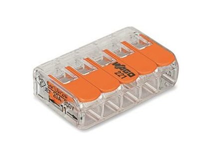 Svorka flexi 5x4, WAGO 221-415