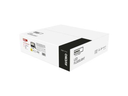 LED reflektor AVENO 100W, černý, neutrální bílá, IP66