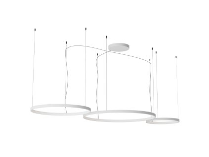 Závěsné LED svítidlo ORION ø 500mm + 1000mm + 750mm, 176W
