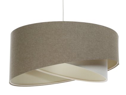 Závěsné svítidlo BOHO šedé, 1xE27, ø 45 cm