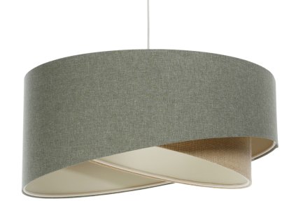 Závěsné svítidlo BOHO zelené, 1xE27, ø 45 cm