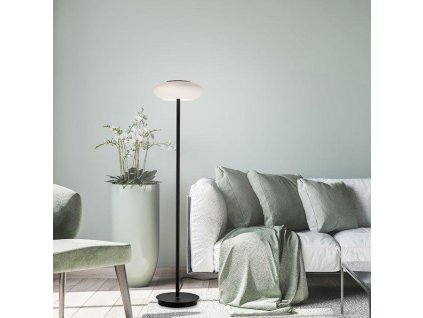 Stojací LED lampa Q-ETIENNE 27,5W, v. 152 cm, Smart Home, CCT 2700-5000K (Barva Černá)