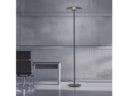 Stojací LED lampa PURE Vitrum, 18W, v. 180 cm, 2700K (Barva Zlatá)