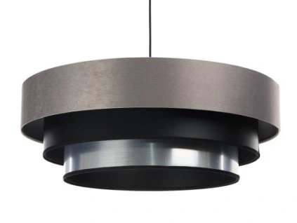 Stropní svítidlo TRINITI černá-černá, 1xE27, ø 60 cm