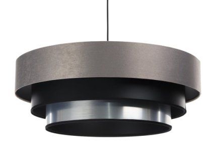 Závěsné svítidlo TRINITI černá-černá, 1xE27, ø 60 cm