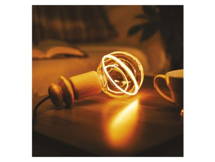 LED žárovka DECO G130SRA / E27 / 4 W (22 W) / 220 lm / flame