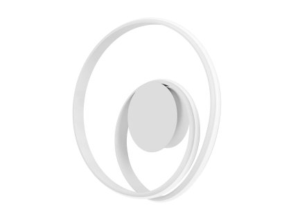 Bílá Nástěnnéstropní LED svítidlo TORSION, 30W, ø 40 cm, 3 step 2700 4000K