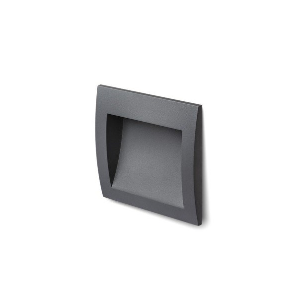 GORDIQ M zápustná antracitová 230V LED 3W IP65 3000K - RED - DESIGN RENDL