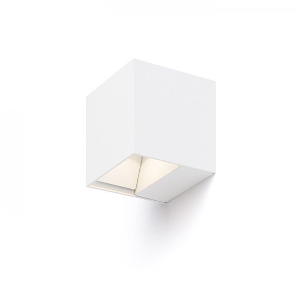 CARRE nástěnná bílá 230V LED 2x3W IP54 3000K - RED - DESIGN RENDL