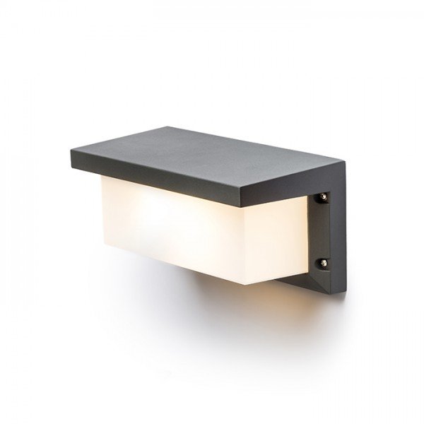 HIDE RC nástěnná antracitová 230V E27 18W IP54 - RED - DESIGN RENDL