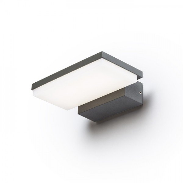 XYLO nástěnná antracitová 230V LED 8W IP54 3000K - RED - DESIGN RENDL