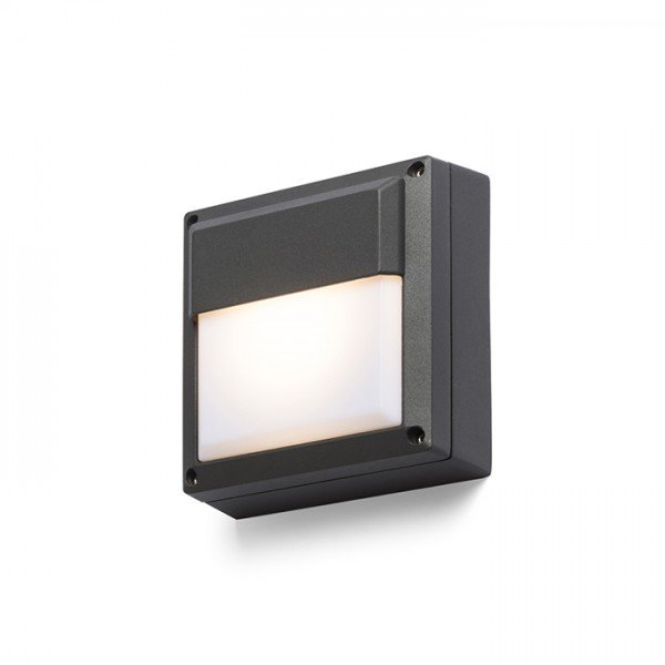 DELTA 145 nástěnná antracitová 230V GX53 9W IP54 - RED - DESIGN RENDL