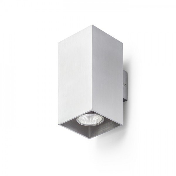 AGATE II nástěnná česaný hliník 230V GU10 2x35W - RED - DESIGN RENDL