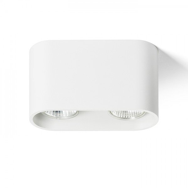 Levně MANTOVA II stropní matná bílá 230V GU10 2x35W - RED - DESIGN RENDL