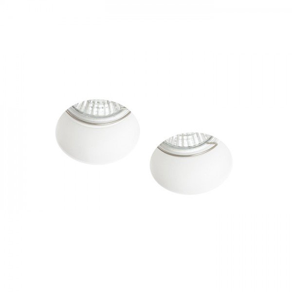 QUO R II zápustná sádrová 230V GU10 2x35W - RED - DESIGN RENDL