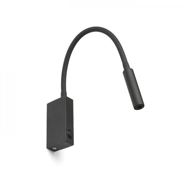 EKE nástěnná černá 230V LED 3W 60° 3000K - RED - DESIGN RENDL