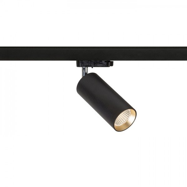MAVRO pro tříokr. lištu černá/zlatá 230V LED 12W 38° 3000K - RED - DESIGN RENDL