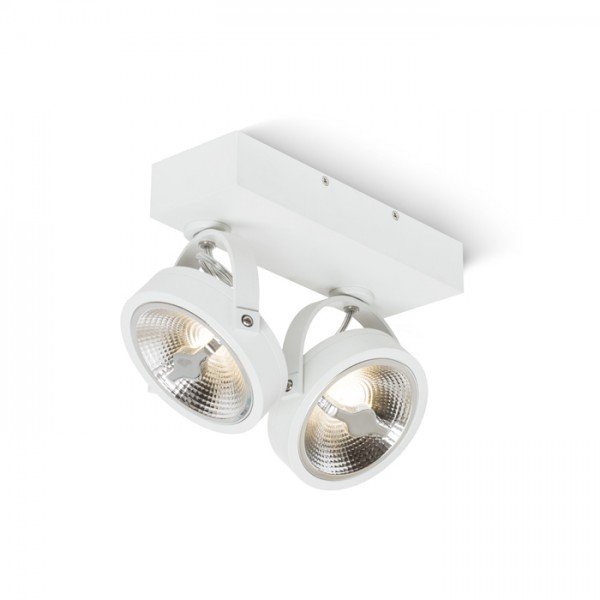 KELLY LED II DIMM nástěnná bílá 230V LED 2x12W 24° 3000K - RED - DESIGN RENDL