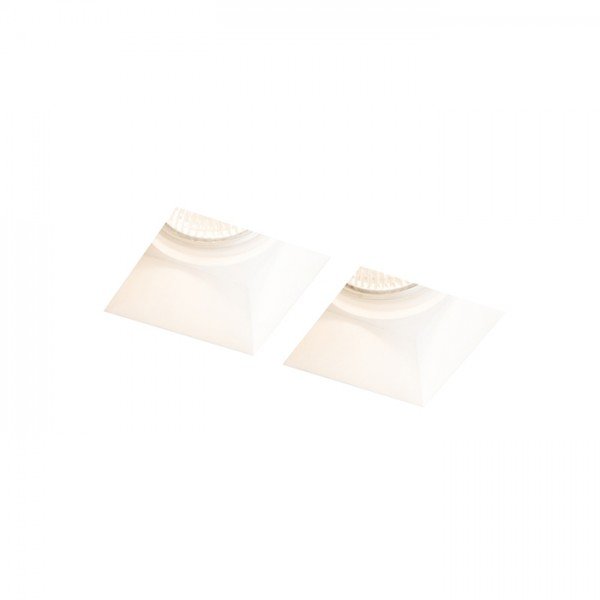 QUO SQ II zápustná sádrová 230V GU10 2x35W - RED - DESIGN RENDL